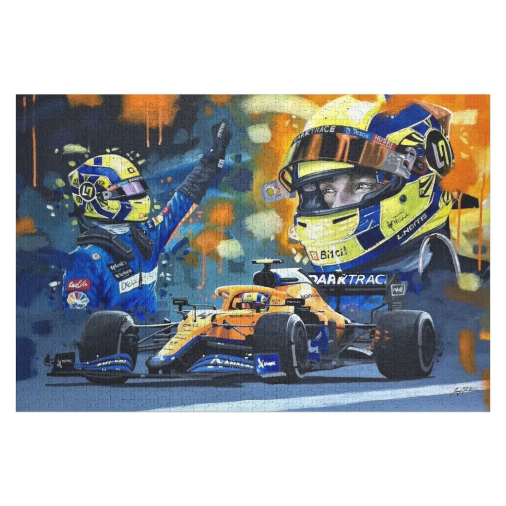 

LANDO NORRIS Jigsaw Puzzle Personalized Baby Toy Personalized Kids Gifts Custom Wooden Gift Adult Wooden Puzzle
