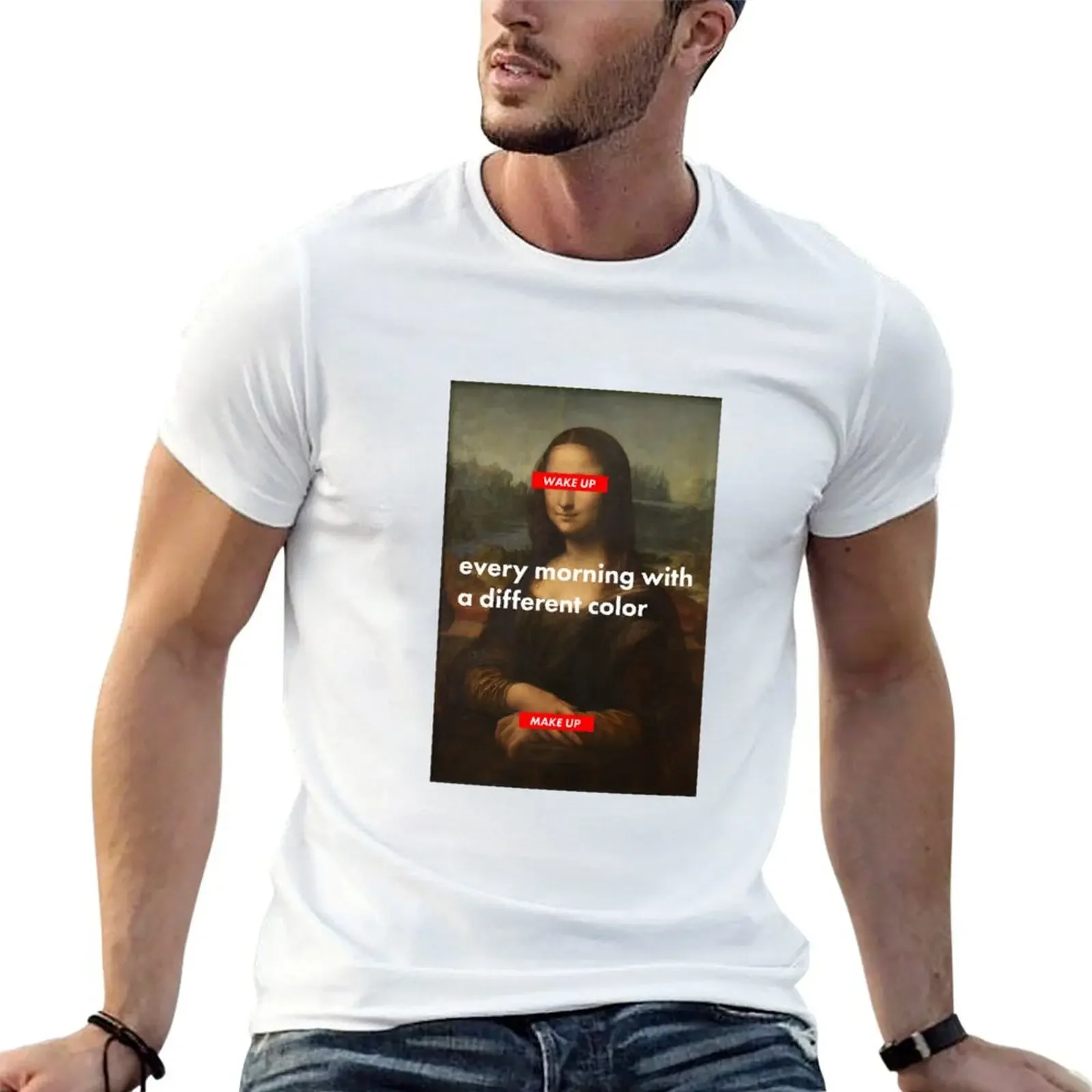 Mona Lisa Carter V Design T-Shirt affliction shirts graphic t shirt vintage luxury t-shirt blacks mens t shirts top quality