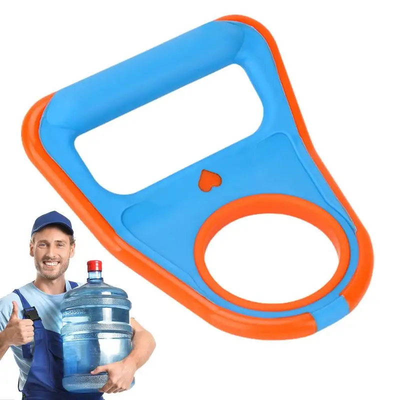 Portador de jarra de agua antideslizante, botella de agua con asa, agarre ergonómico, contenedor de agua, soporte antideslizante