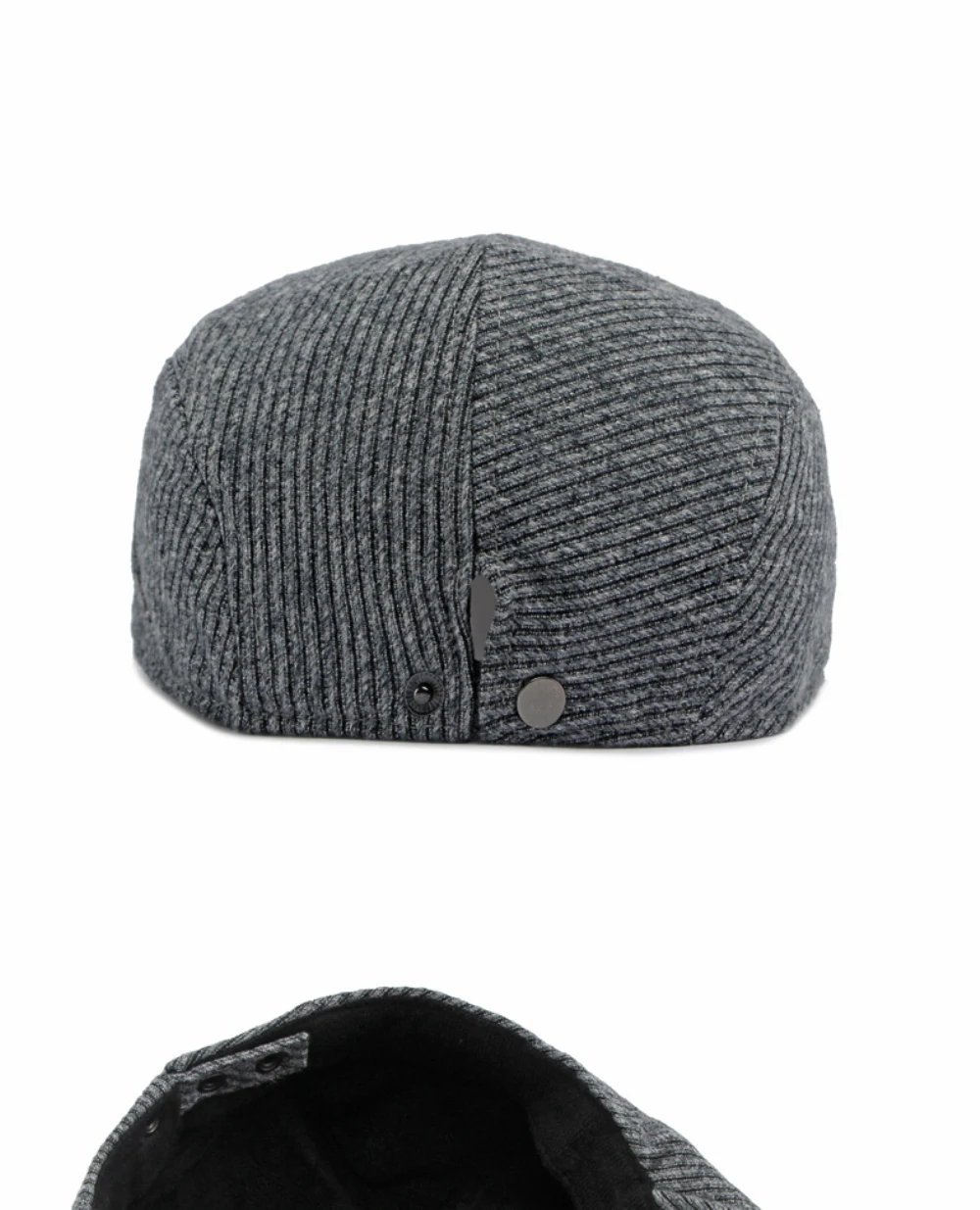 HT5162 Baskenmützen für Männer und Frauen, Künstler- und Maler-Baskenmütze aus Wolle, dick, warm, mit Fleece gefüttert, Ivy-Flatcap, 2026 neue Herbst-Winter-Baskenmütze. – Detail 10