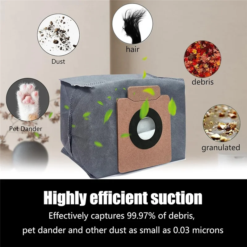 

B47B-для Eufy X8 Pro SES робот-пылесос, запасные части, основная роликовая щетка, фильтр Hepa, накладка для швабры, тканевый мешок для пыли