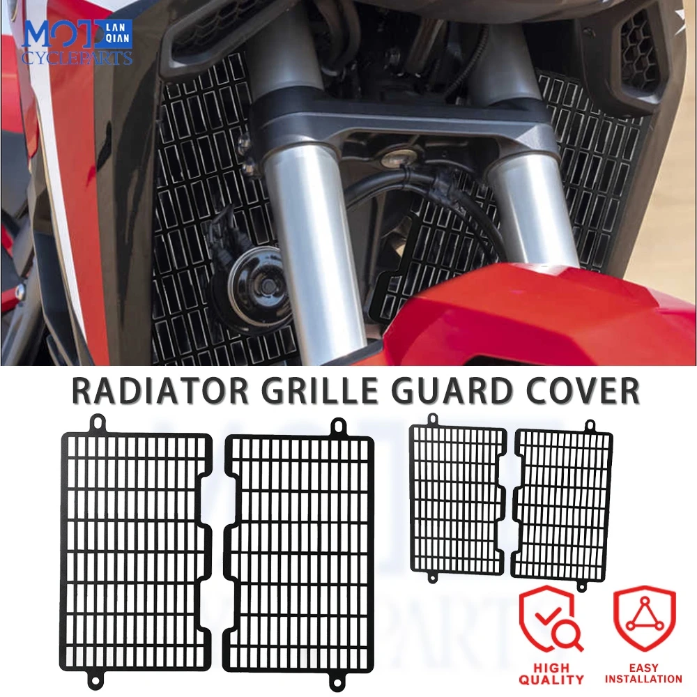 

XRV750 XRV650 Motorcycle Radiator Cover Grille Guard Water Tank Protector For Honda XRV 750 650 Africa Twin RD07 RD07A RD03