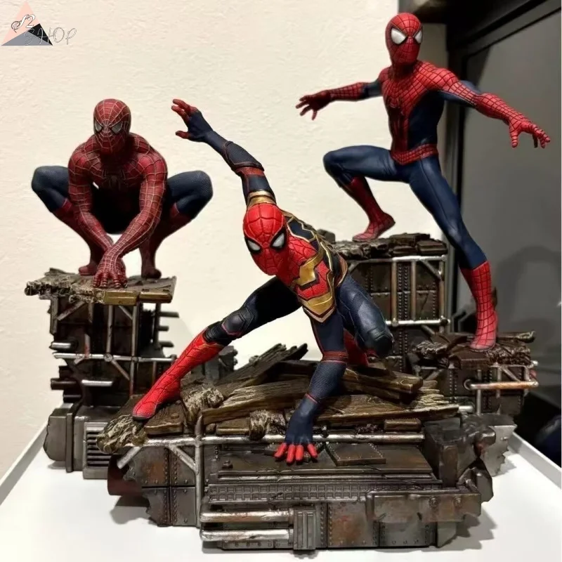 spider-man-3-heroes-without-return-three-generations-same-frame-handmade-movie-peripheral-collection-model