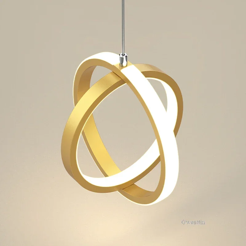 

Round Pendant Light Modern Chandelier Nordic Bedroom Bedside Hanging Lamp Living Room Indoor Home Decor Celling Lighting Fixture