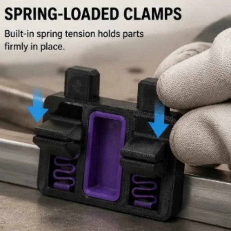 3D Printed Welding Helper Clamp, Adjustable Wire Holder, Precision Alignment Fixture For Soldering And Welding Work
