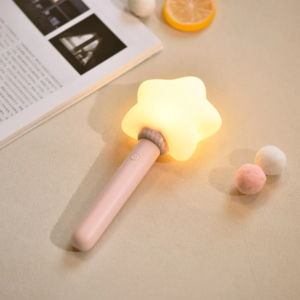 

Портативный силиконовый светильник-ночник с изменением цвета, креативный, перезаряжаемый, для детской спальни, создающий атмосферу сна