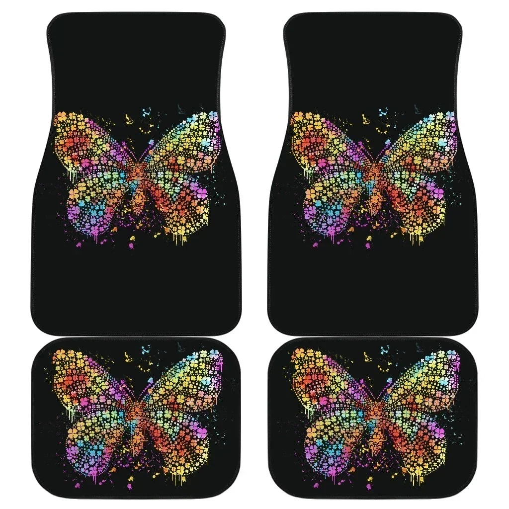 

Автомобильные коврики Buffterfly Colorfull в черной тематике 191021