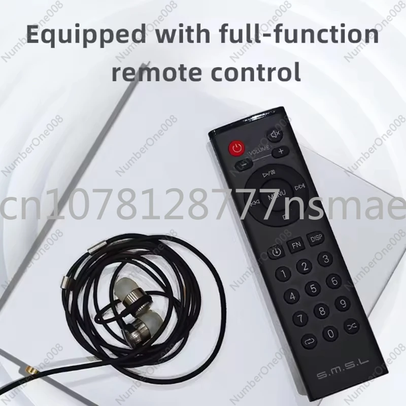 مشغل أقراص مضغوطة PL100 محمول CS43131 يدعم مخرج سماعة الرأس البصري المحوري 32Ω/60mW 3.5 مم مع جهاز تحكم عن بعد #6