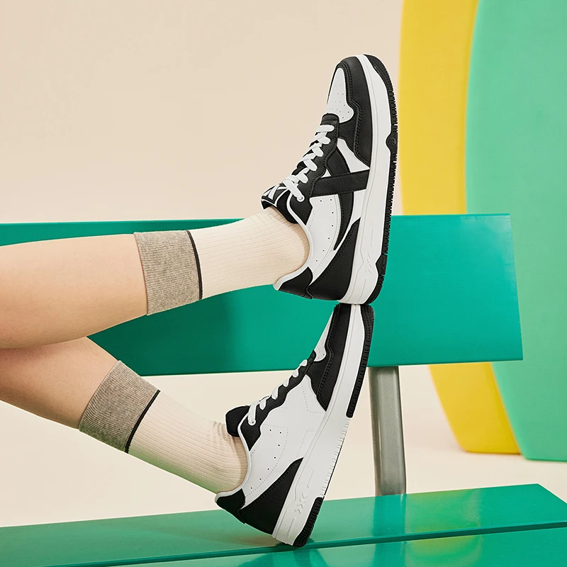 Xtep Alfalfa white 3.0 Skateboarding For Women 2024 Autumn Comfortable SkateShoes Durability Fashion Outdoor Shoes 876318310031