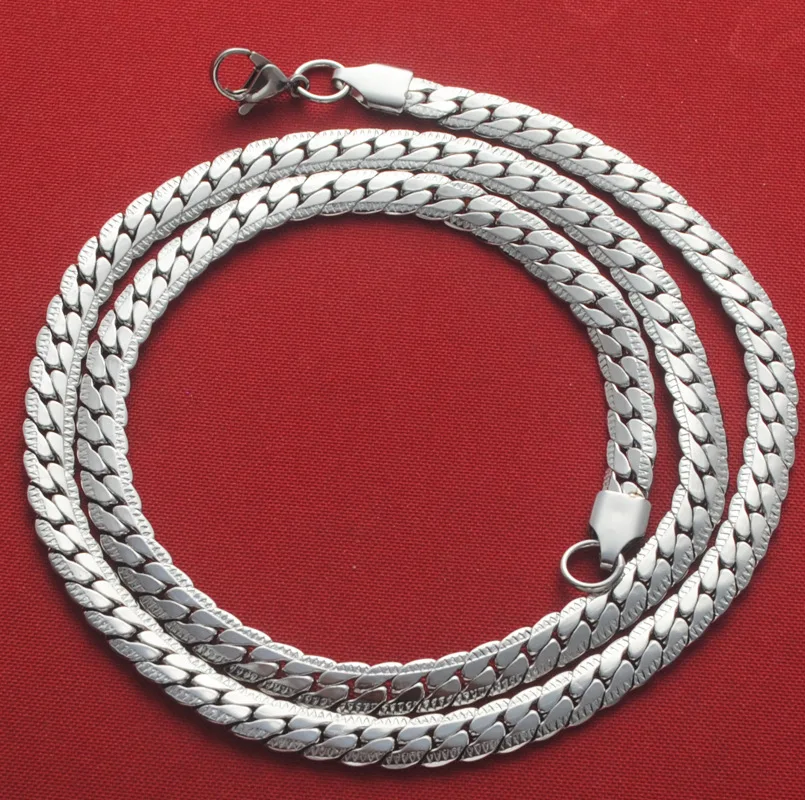 New Minimalist Cuban Link Chain Necklace for Men Women 316lL Stainless Steel Jewelry Does Not Fade