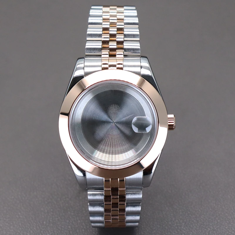 

YEJIAOLAN 39mm 36mm Bevel Edge Case NH35 Watch Accessories Bracelet Sapphire Crystal For Seiko NH35 NH36NH34 Miyota8215 Air King