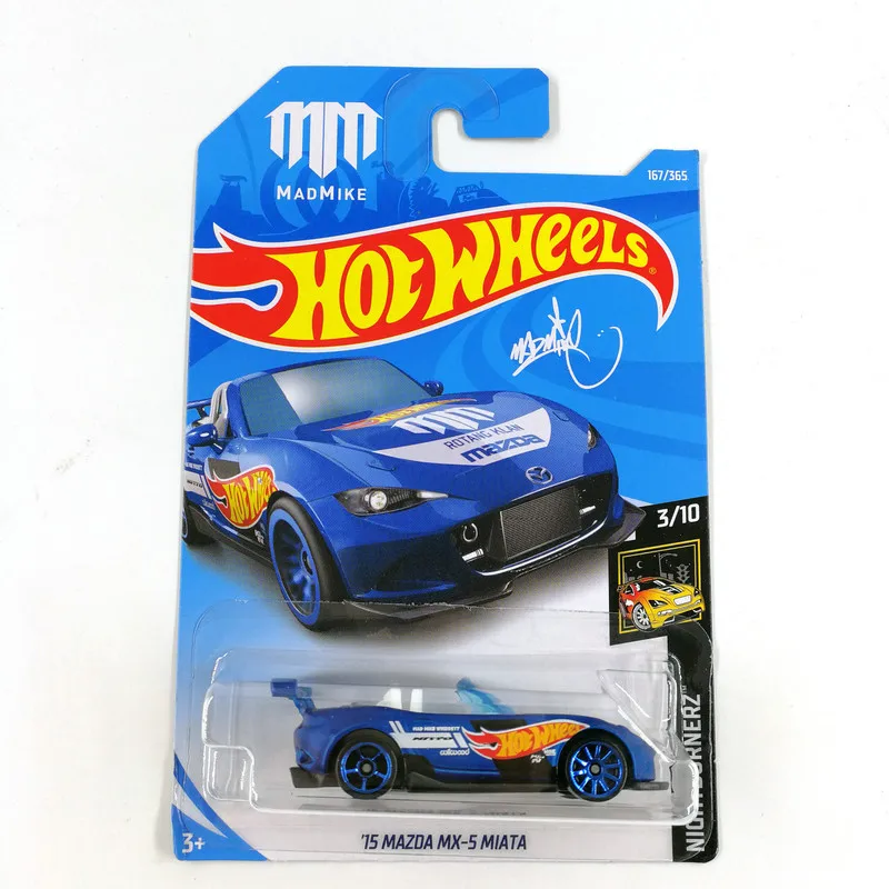 2018-167 HOT WHEELS 1:64 15 MAZDA MX-5 MIATA diecast car model gifts