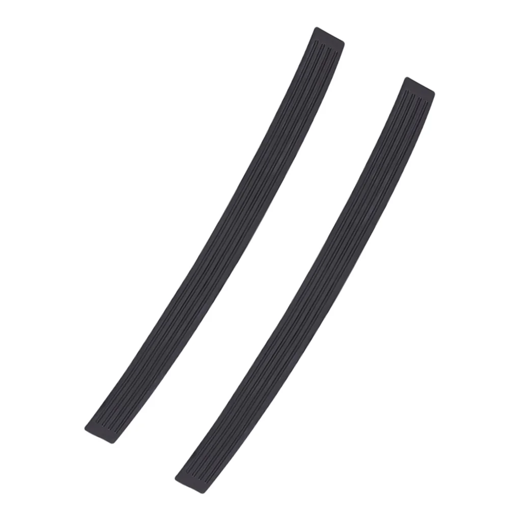 

2 Pcs Auto Car Bumper Threshold Strip Stickers Rear 104X9cm Black Protector Guards for