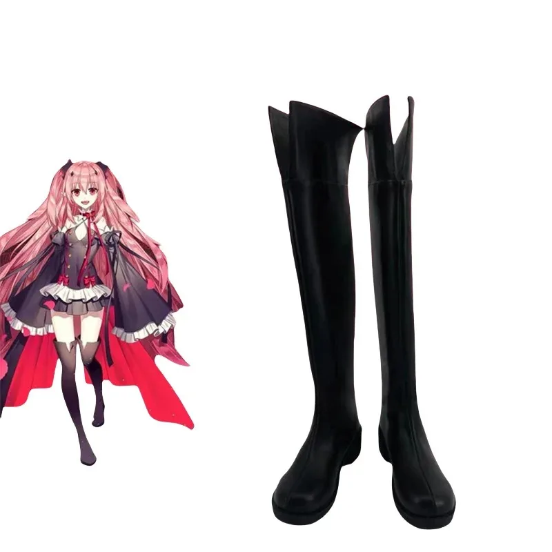 Krul Tepes Cosplay Anime Seraph of the end Boots Shoes