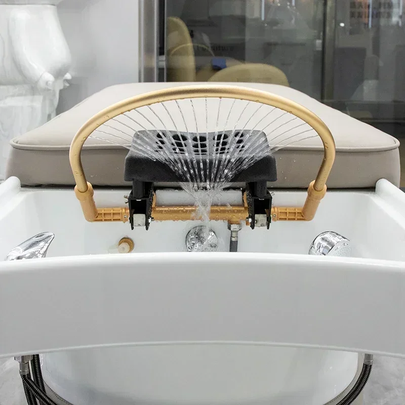 Wysokiej jakości łóżko do masażu głowy, szampon, masaż tajski, specjalna cyrkulacja wody, łóżko do medycyny chińskiej