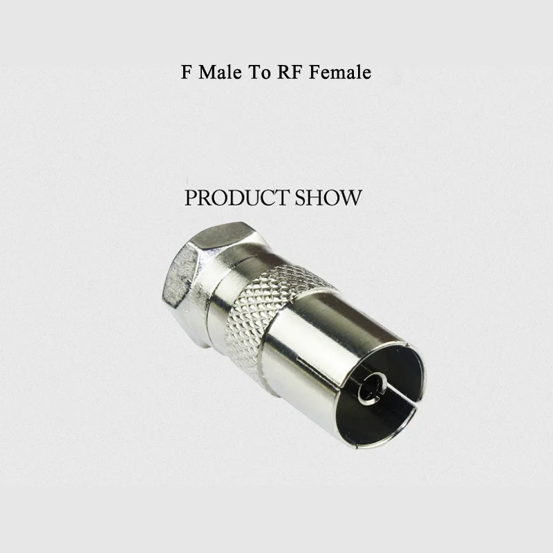 F 타입 RF 수-암 플러그 동축 커넥터, TV AV 컨버터 헤드용 디지털 케이블 터미널, 유선 텔레비전 어댑터, 5 개