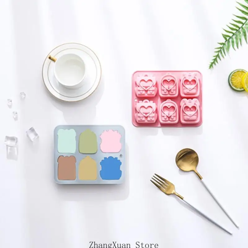2 Stück 6 Mulden Rucksackform Kuchenformen für die Herstellung von Schokoladensüßigkeiten Cocktails 3XUF – Detail 7
