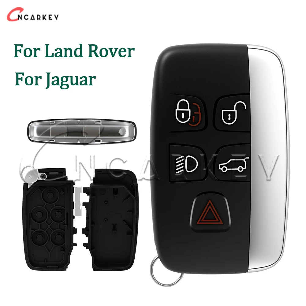 

Корпус для замены ключа автомобиля, 5 кнопок, для Jaguar XJ XJL XF, Land Rover, Range Rover Sport Evoque LR4, чехол для дистанционного ключа
