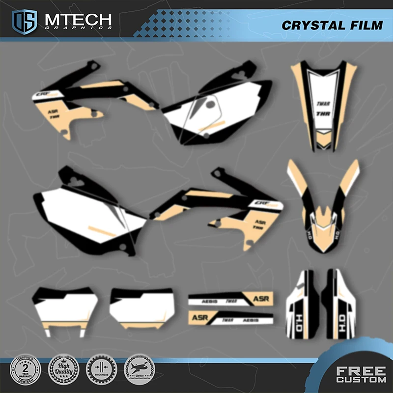 

DSMTECH Custom Motorcycle Graphics Background Decal for HONDA CRF450X 2005 2006 2007 CRF 450X 2008-18 Decals Stickers Kits 013