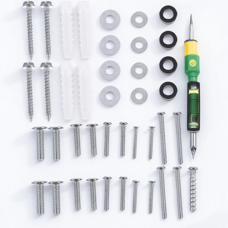 

1 Set Mounting Screws Heavy Duty Iron Hardware Wall Mount Bracket Installation Screws Replacement For Flat Screen Tvs