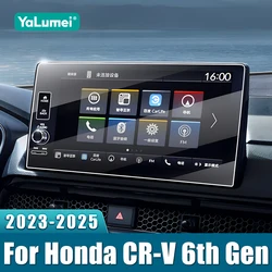 For Honda CR-V 6th Gen 2023 2024 2025 CRV Hybrid Tempered Glass GPS Car Navigation Screen Protective Film Dashboard Stickers
