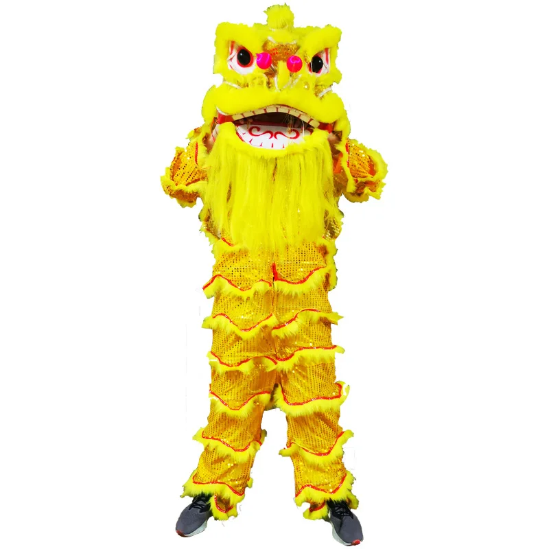 

Props for single lion dance program performance Adult South Division North Dance Costume Lion Head Complete