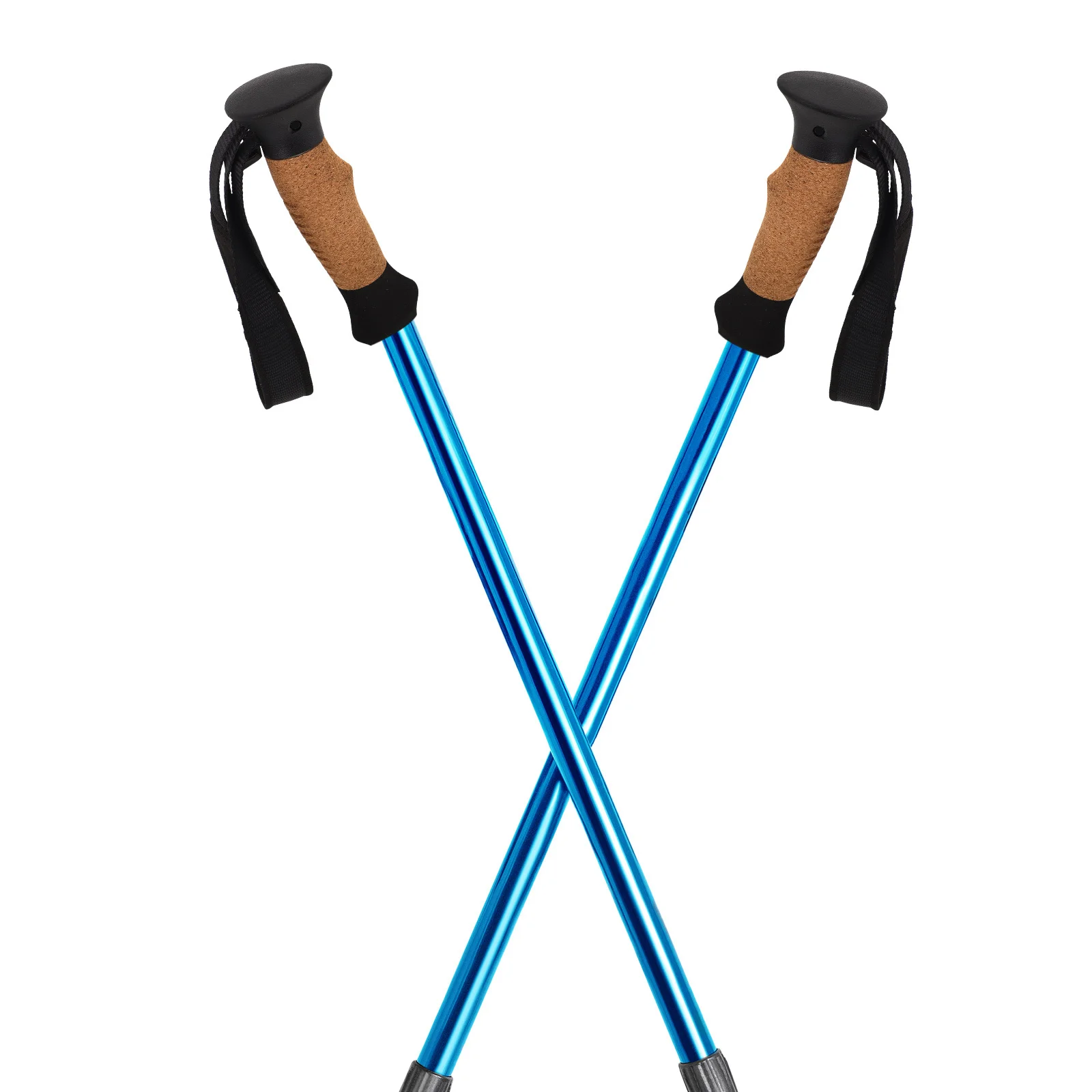 

Trekking Pole Handle Replacement Cork Plastic Grip Lightweight Wrist Strap Hiking Walking Stick Cane Accessory