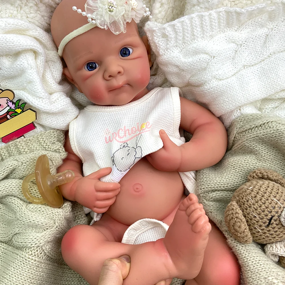 Adorabile bambola Bebe rinata fatta a mano in morbido silicone Bettie da 21 pollici, realistica, morbida al tatto, per gli appassionati di bambole