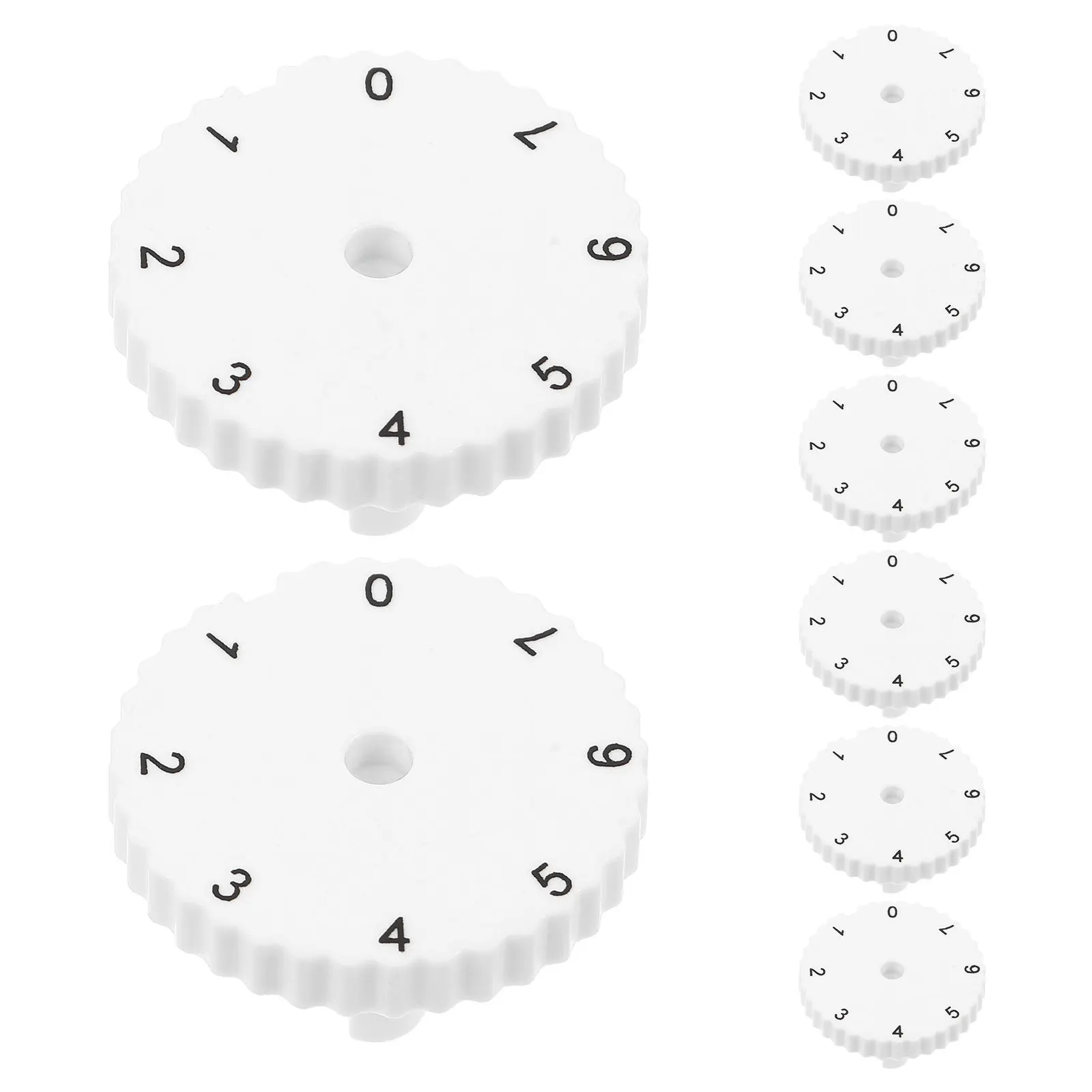 Perilla de Control de temperatura de frigorífico, 8 Uds., esfera ajustable de plástico, perilla de termostato de refrigerador de repuesto Universal para congelador