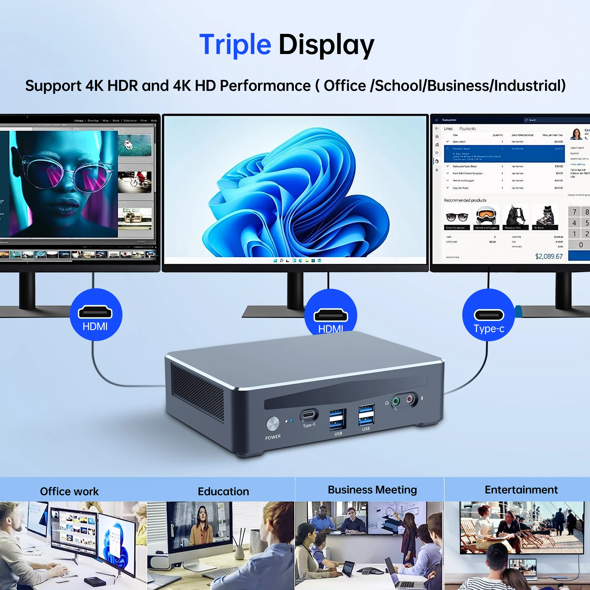 كمبيوتر صغير للألعاب الجيل الثالث عشر Intel i9 13900H i7 13700H 2 * DDR5 2 * PCIE4.0 Dual 2.5G LAN NUC كمبيوتر مكتبي مضيف HTPC 4x4K UHD WiFi6