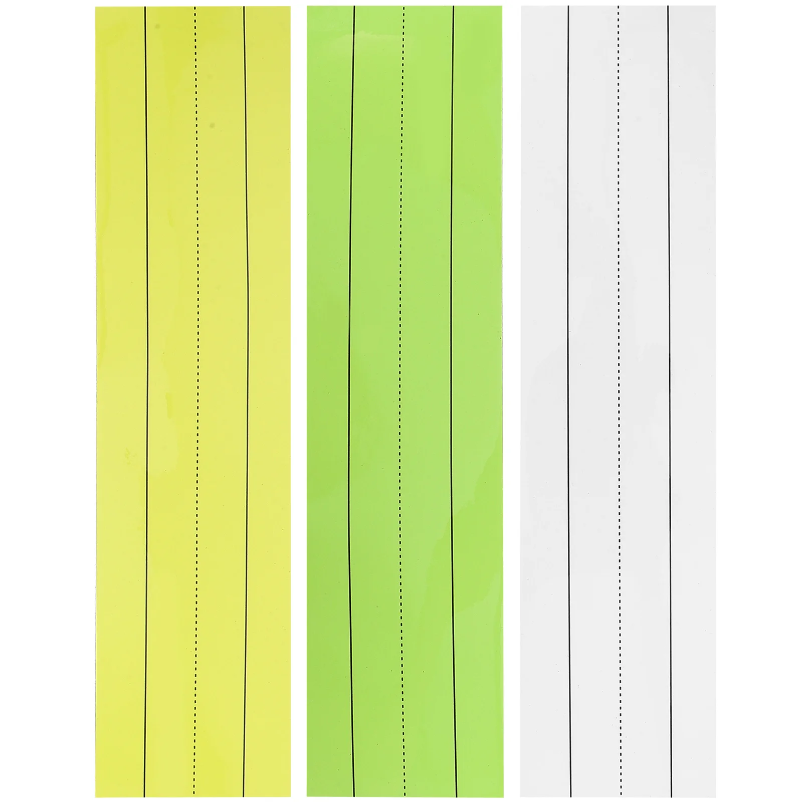 

3Pcs Magnetic Sentence Strips Lined Erasable Labels for Whiteboard Refrigerator Memo Strips Magnetic Strip Memo Notepads