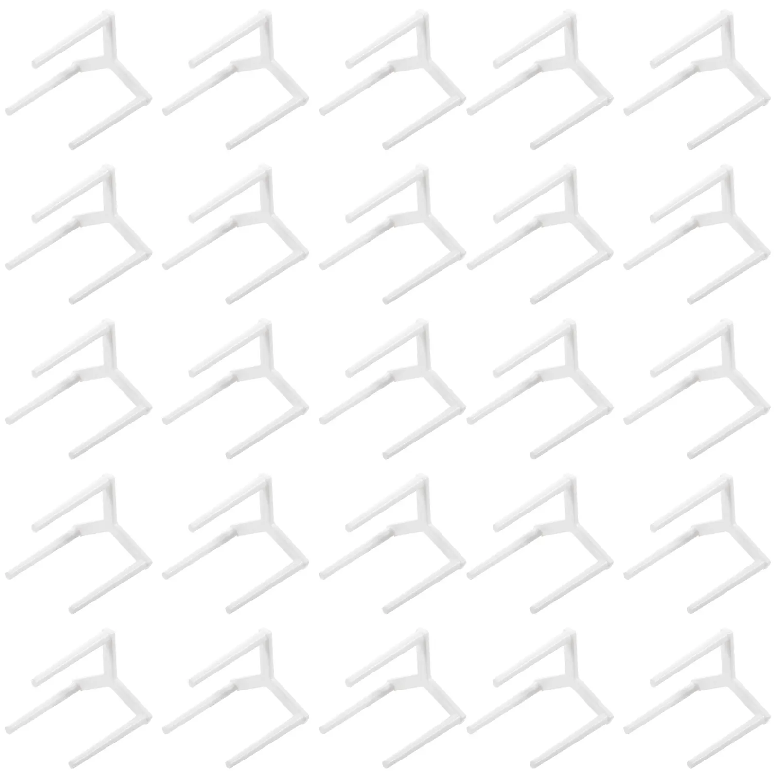 

100 Pcs Stand High Quality Plastic Practical Home Restaurant Hotel Pizzeria Stackable Tripod Frame