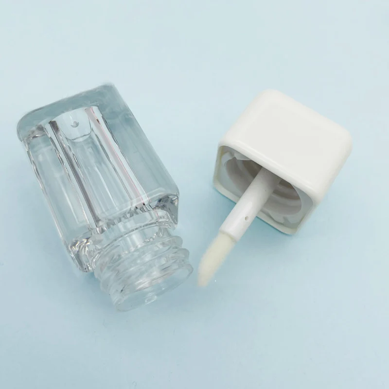 Bottiglia di plastica Bottiglia quadrata per lucidalabbra Tubo vuoto Mini tubo per rossetto per cosmetici per trucco per la cura personale