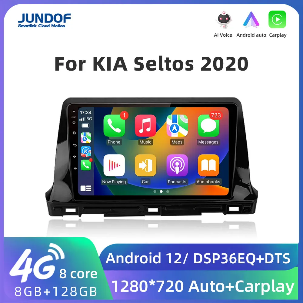 

Android Car Stereo Unit Multimedia For KIA SELTOS 2020 Radio Video Player GPS Wireless Carplay Android Auto No 2din Navigation