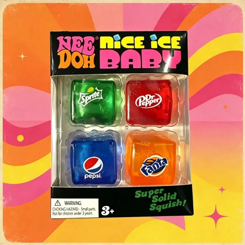 Schylling Needoh Nice Cube Sensory Toys Stress Relieving Blocks Pinching Relieving Puzzle Solving Venting Children Souvenir/*