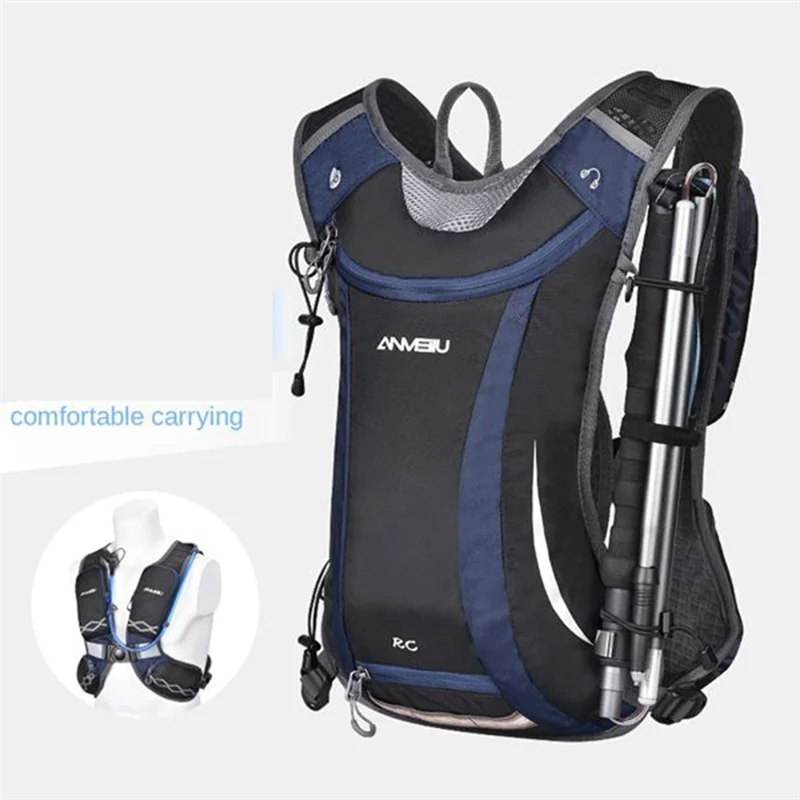 B72A ANMEILU Worek na wodę może pomieścić worek na wodę o pojemności 5 l, odpowiedni do jazdy na rowerze, terenów wierzchnich, biegania, pieszych wędrówek, maratonów bez worka na wodę