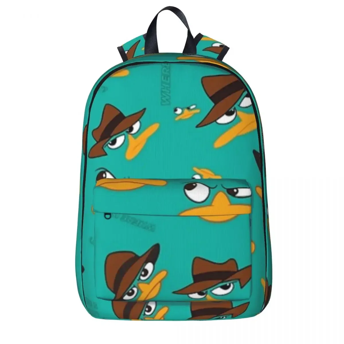 Perry The Platypus Woman Backpacks Boys Girls Bookbag Fashion Children School Bags Portability Travel Rucksack Shoulder Bag