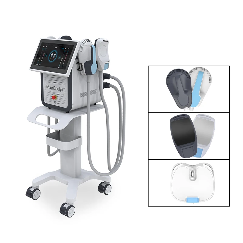 SeaHeart Electromagnetic Muscle Stimulator Magisculpt For Standing ABS Muscle Massager Machine Water Cooling System Body Face
