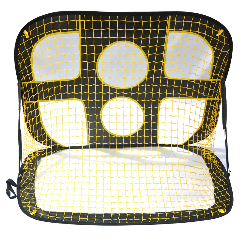 

Flat Steel Wire Soccer Goal Set Quick Assembly for Backyard & Match Use