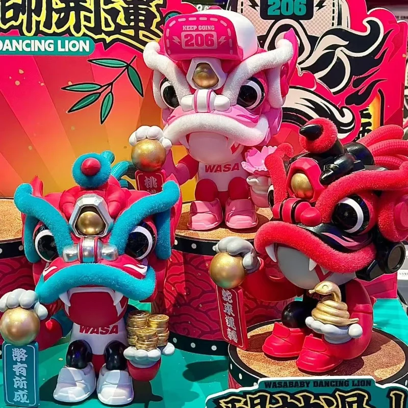 

Spot Wasa Хамелеон Пробуждение Лев Kaiyun Серия Слепая коробка Аксессуары для кукол Весенний фестиваль Подарки на удачу Модные игры ручной работы