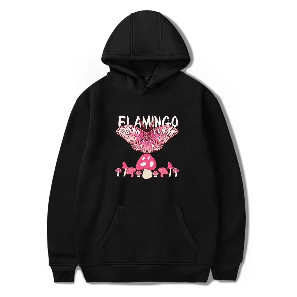 Hoodie Flim Flam Flamingo feminino e masculino, moletom de manga comprida, pulôver fashion, roupas 2024