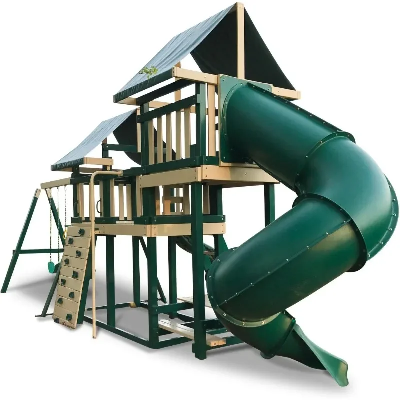 مجموعة أرجوحة توربو للأطفال - هيكل بوليمر متين مع تصميم منخفض الصيانة