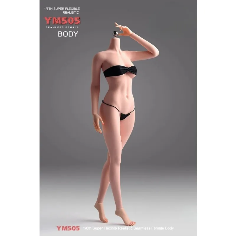 

YM505 масштаб 1/6, бесшовное женское тело, супер гибкое реалистичное тело, подходит для 12 дюймов, фигурка женщины-солдата, тело куклы