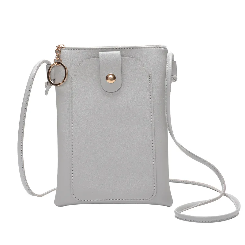 Fashion Single Shoulder Crossbody Cell Phone Purse Mini Versatile Satchel Card Keycase Messenger Handbag for Women