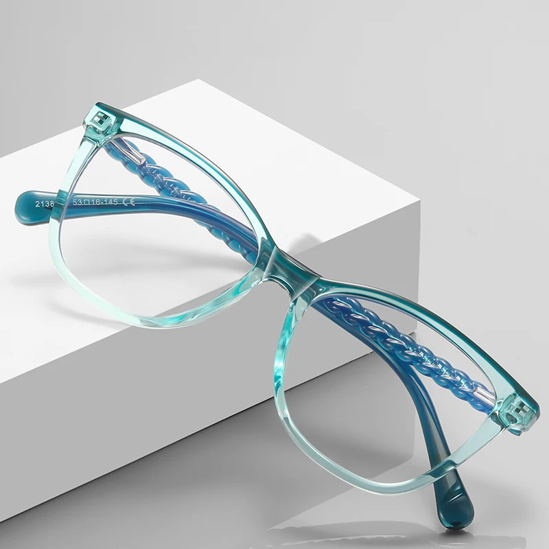 CLLOIO Women Cat Eye Optical Glasses Myopia Hyperopia Prescription Glasses Reading Glasses Blue Light Blocking Computer Eyewear