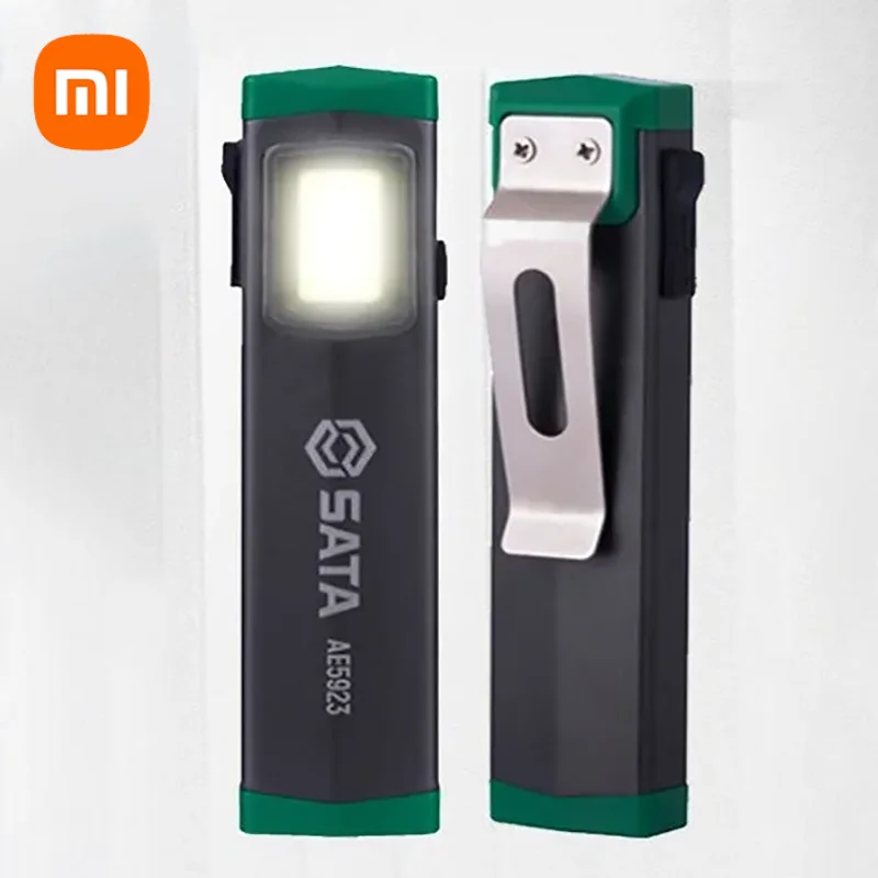 New Xiaomi SATA Strong Magnetic Mini Work Lamp Auto Repair LED Lamp Charging Strong Light Flashlight Tools Magnet Strong Lights