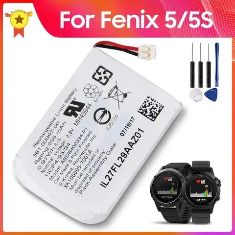 교체 배터리 361-00097-00 361-00096-00 361-00098-00 Garmin Fenix 5 6 5S 5X plus Fenix6 Pro Forerunner 935 배터리용
