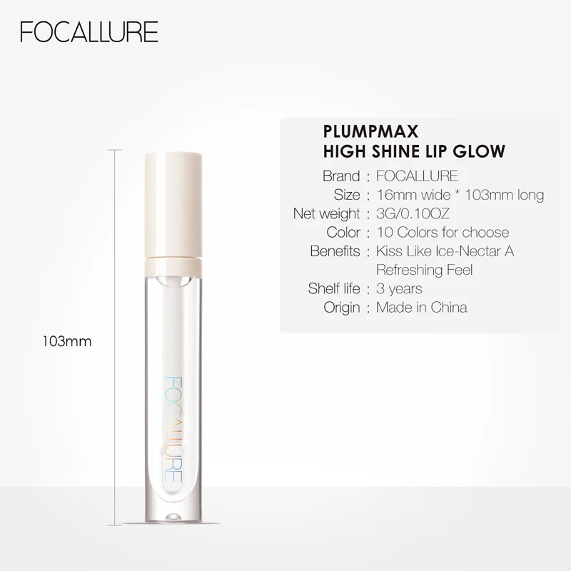 Focallure Make-Up Lipgloss Hydraterende Langdurige Sappige Jelly Lip Tint 16 Kleuren Glanzend Transparant Lipgloss Vrouwen Cosmetica