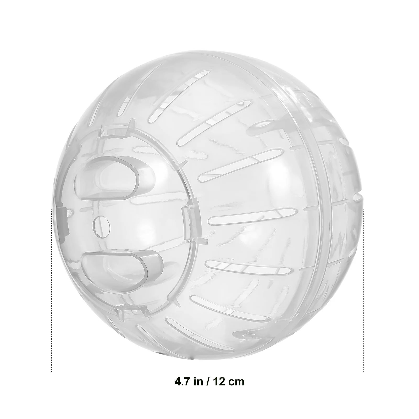 

Transparent Hamster Running Ball with Ventilation Holes Smooth Surface for Safe Indoor Exercise Small Pet Play Equipment