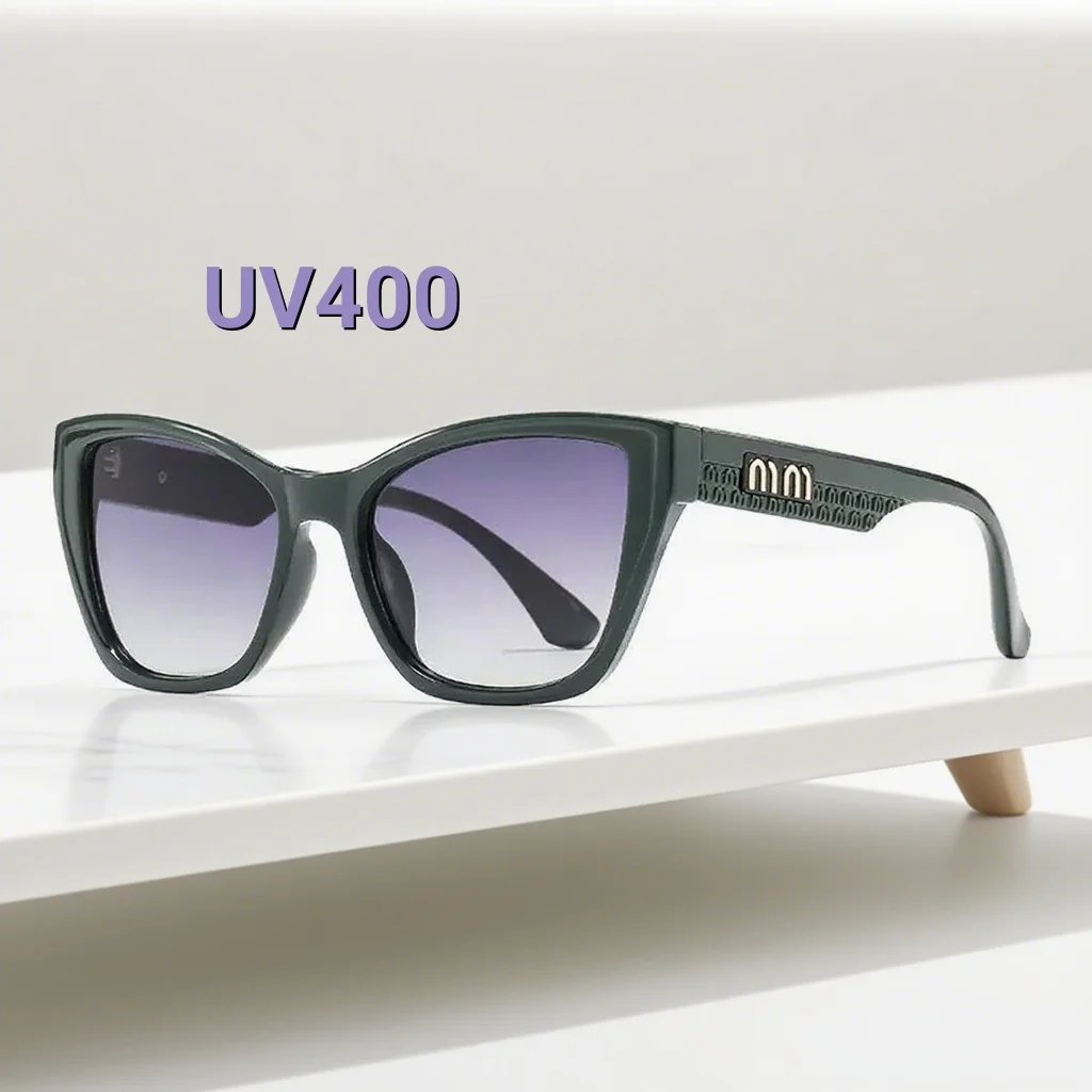 

Retro Cat Eye Large Frame Women's Sunglasses Fashion Neutral Outdoor Street Casual Personalized UV400 Sunscreen Sunglasses
